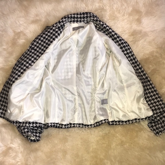 Houndstooth B+W vintage blazer. VNT Liz Claiborne - Picture 4 of 8